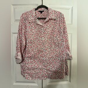Cherry print business casual